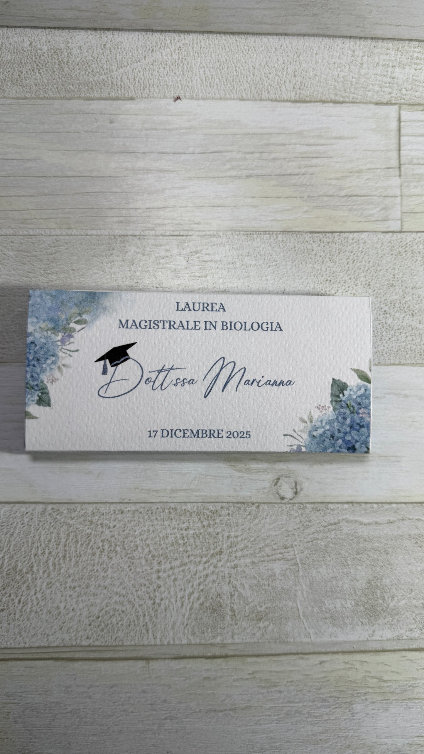 Cioccolatini Laurea – Cofanetto a Scorrimento Personalizzabile (33 × 33 mm)
