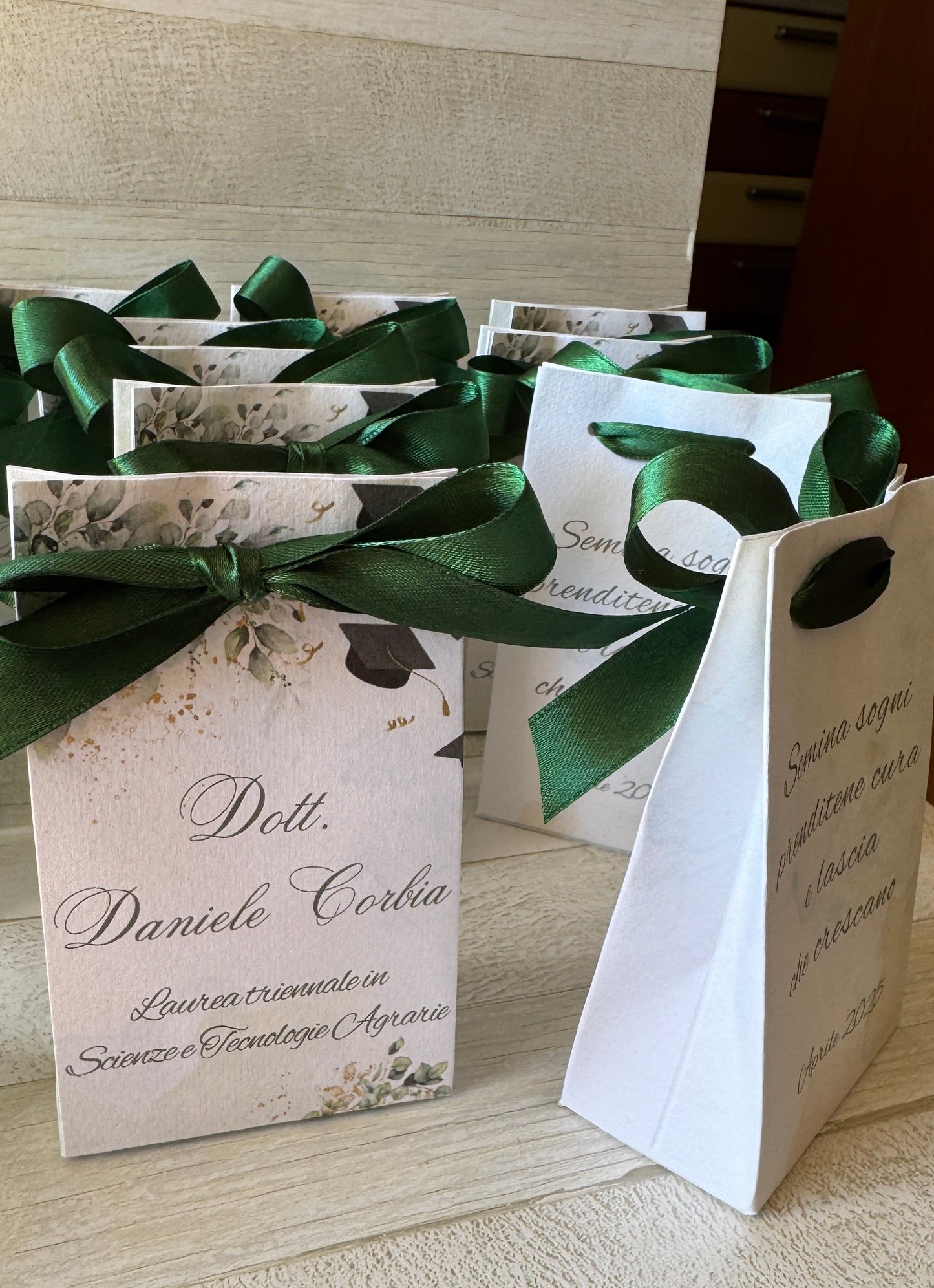 Porta Confetti Laurea – Bustina Personalizzata Chiusa ai Lati