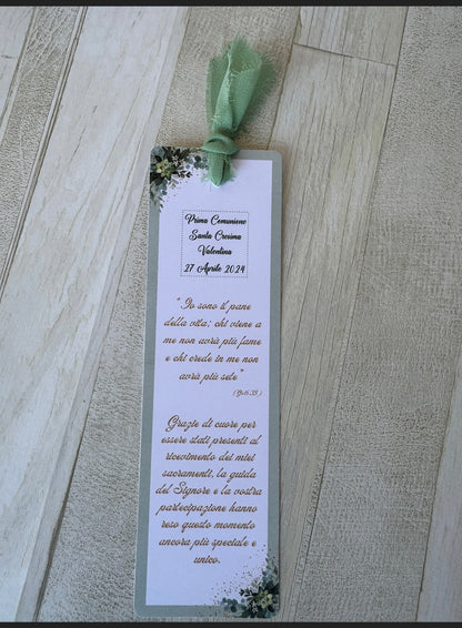 Segnaposto a segnalibro personalizzabile