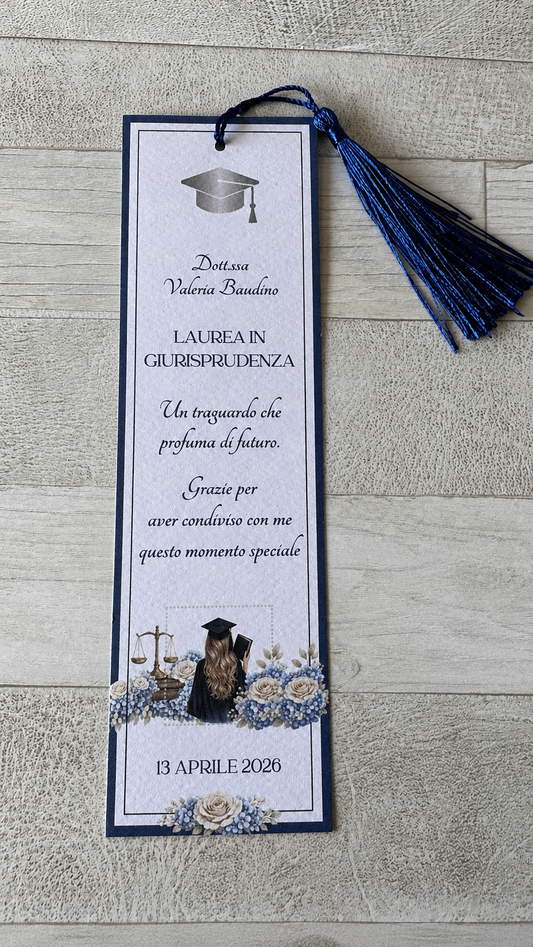 Segnaposto Laurea - Segnalibro Personalizzato