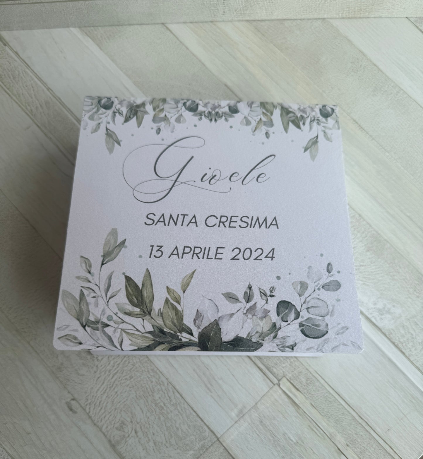 Cioccolatini Comunione e Cresima – Cofanetto a libro degustazione (48 cremini)