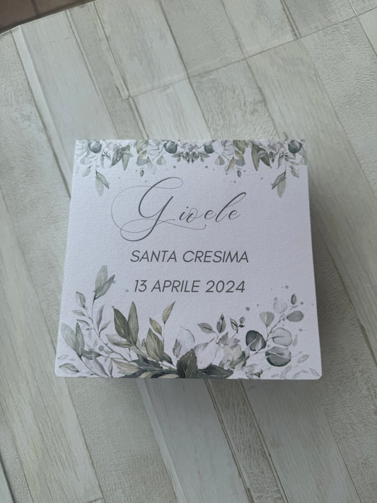 Cioccolatini Comunione e Cresima – Cofanetto a libro degustazione (48 cremini)