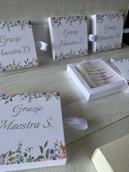 Cuore in polvere di ceramica in confezione regalo