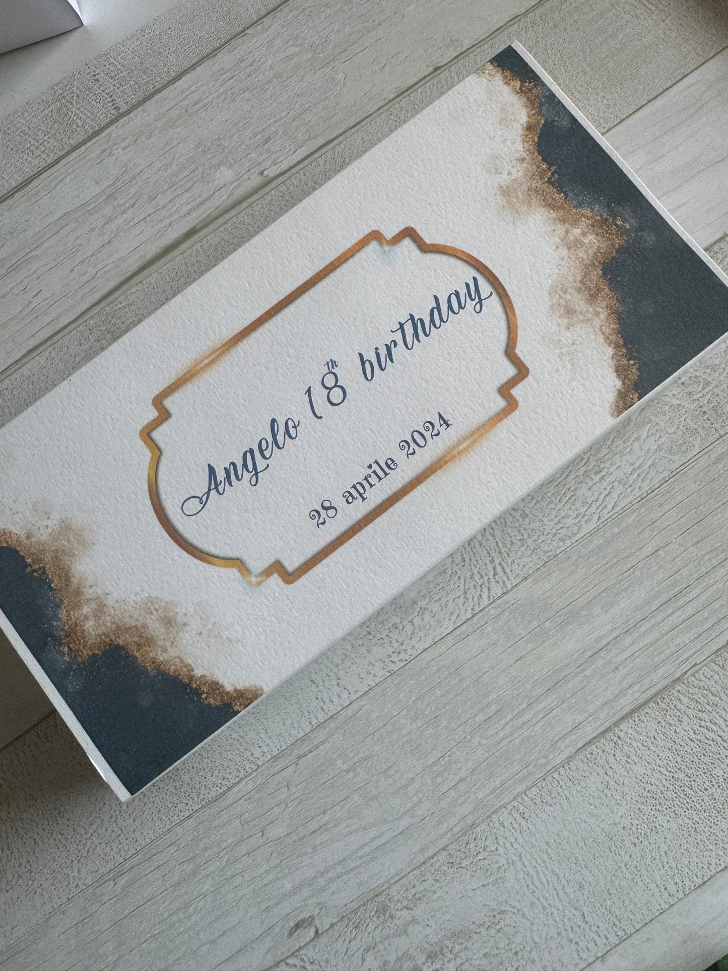 Porta confetti in scatola degustazione personalizzabile - 15 confetti