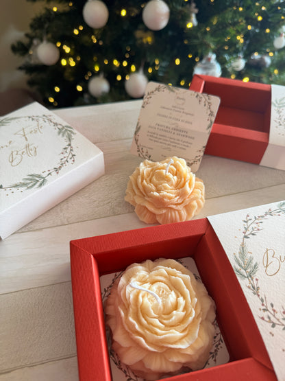 Idea Regalo Natale con Candela Profumata in Cera di Soia – Cofanetto a Scorrimento
