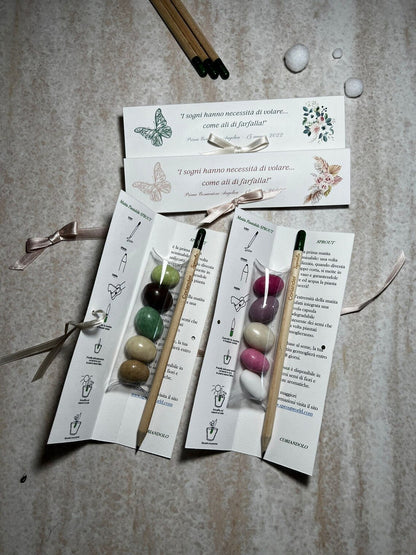 Confezione regalo porta Matita Seminabile personalizzata per Comunione-Cresima