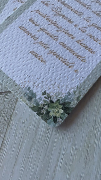 Segnaposto con cioccolatini personalizzabili