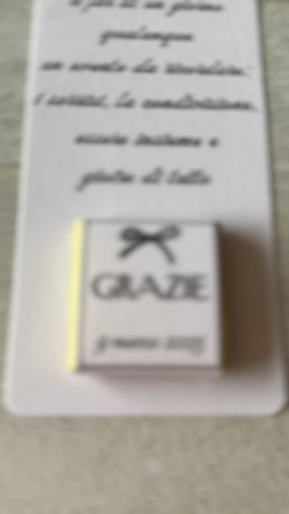 Segnaposto Diciottesimo - Segnalibro con Cioccolatini Personalizzati