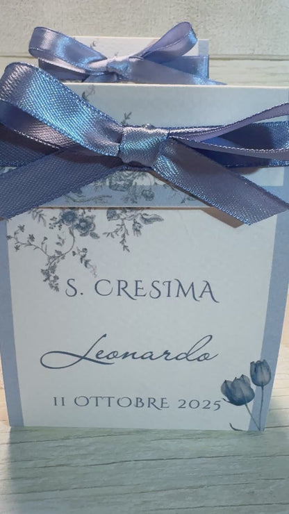 Porta confetti a bustina personalizzata Comunione-Cresima