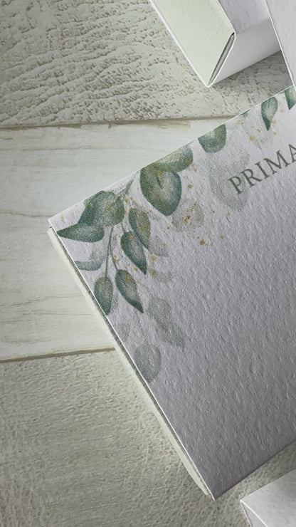 Porta confetti Comunione e Cresima – Cofanetto a scorrimento degustazione personalizzabile (9 confetti)